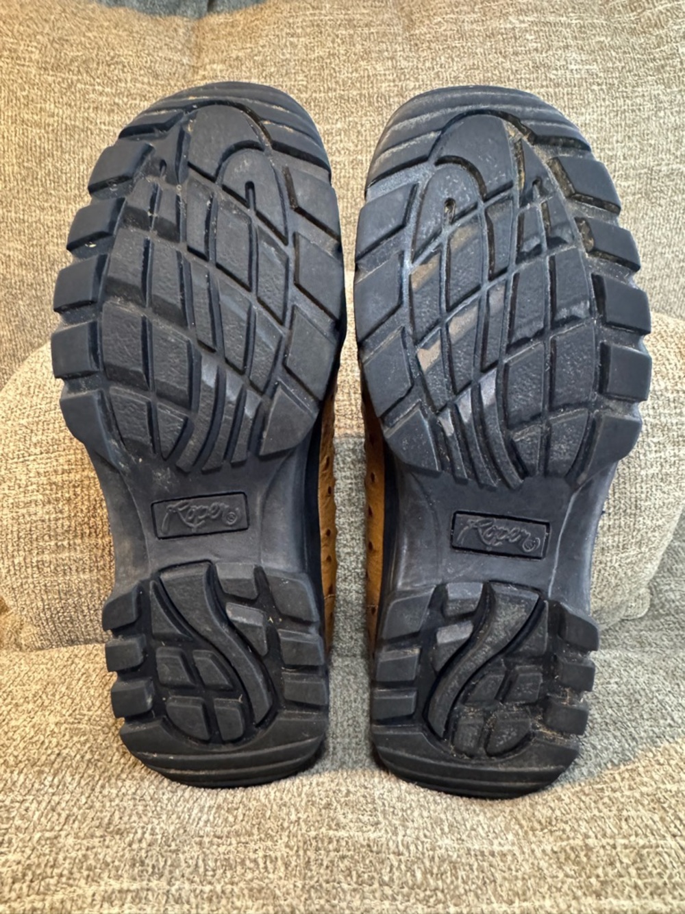 Roper Men's Performance Slip-On Shoes Faux Ostrich Leather Size 9 - Picture 8 of 11